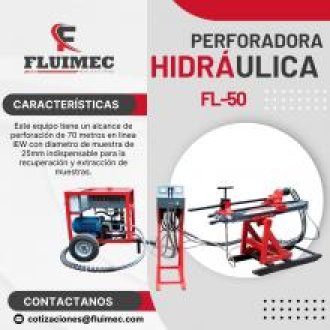 Perforadora Hidráulica FL-50 Calidad y Durabilidad 